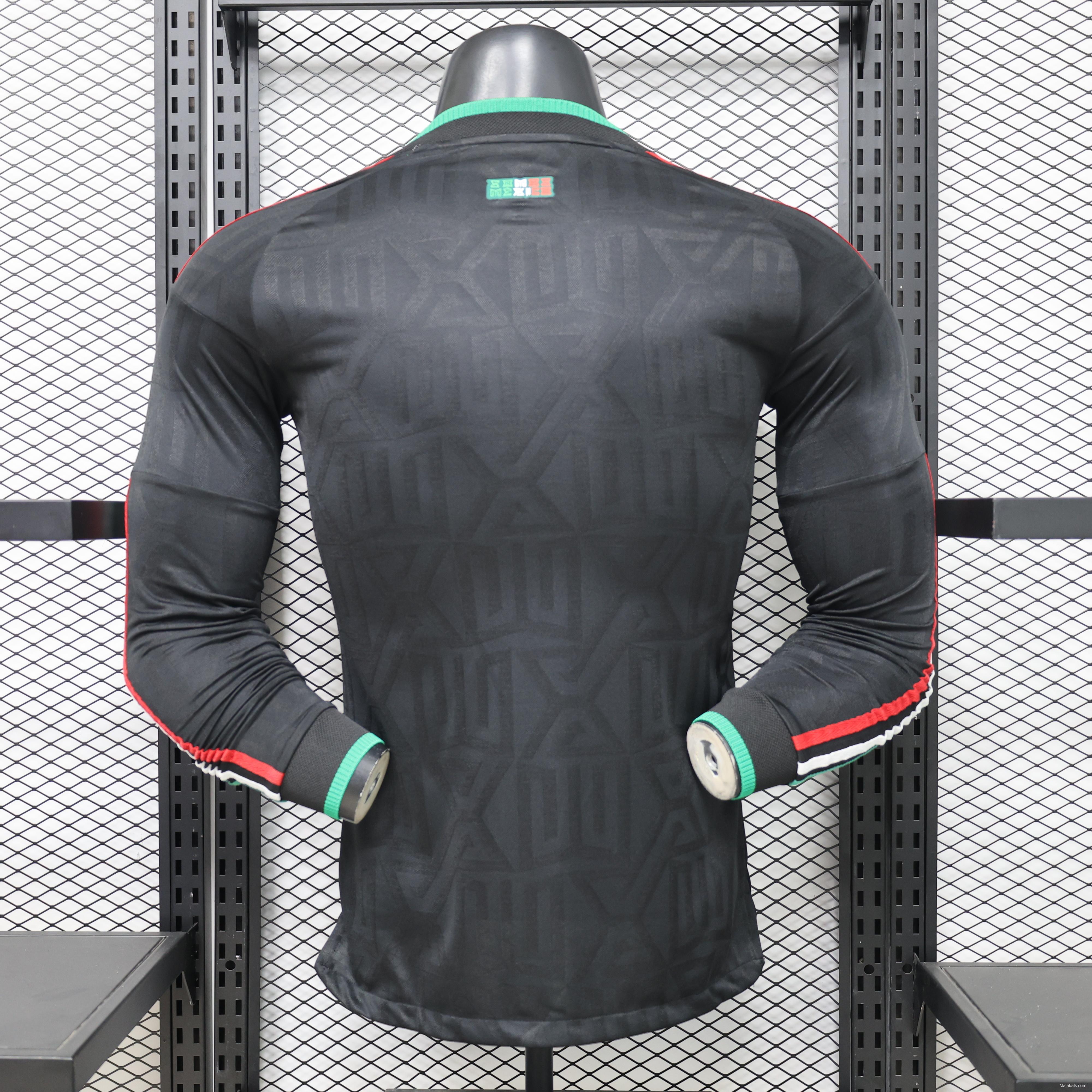 Player Version 26/27 Mexico Away  Black  Long Sleeve  Jersey