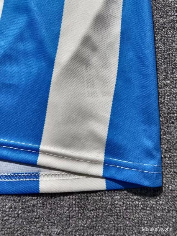 Retro 1986 Kids Argentina Home Long Sleeve Jersey