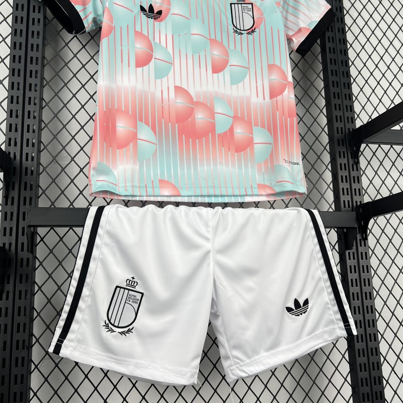 2026 Kids Belgium World Cup Away Kit