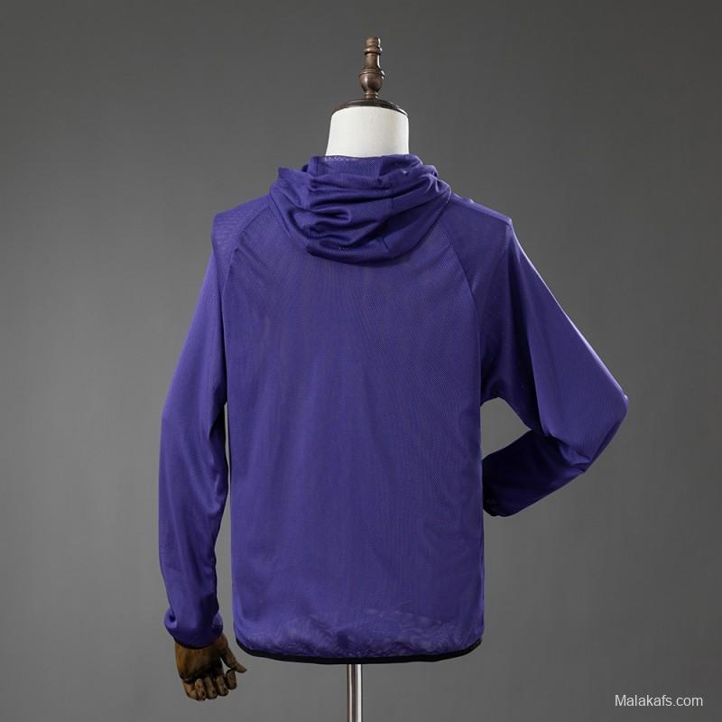 2026 France Men's Football Anthem Jacket - Purple