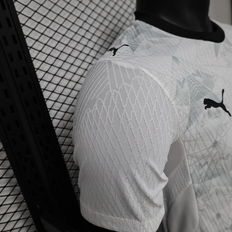 Player Version 2026 Egypt White with Grey  Away Jersey