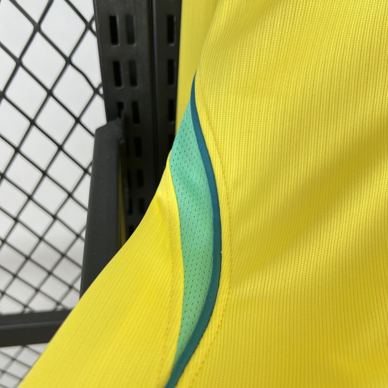 2026 Mens Brazil World Cup Home Long Sleeve Jersey