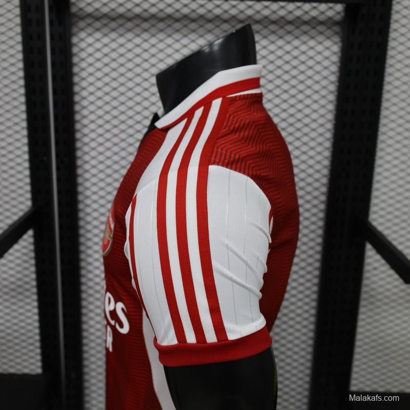 Player Version 26/27 Arsenal Vintage Design Red White Jersey