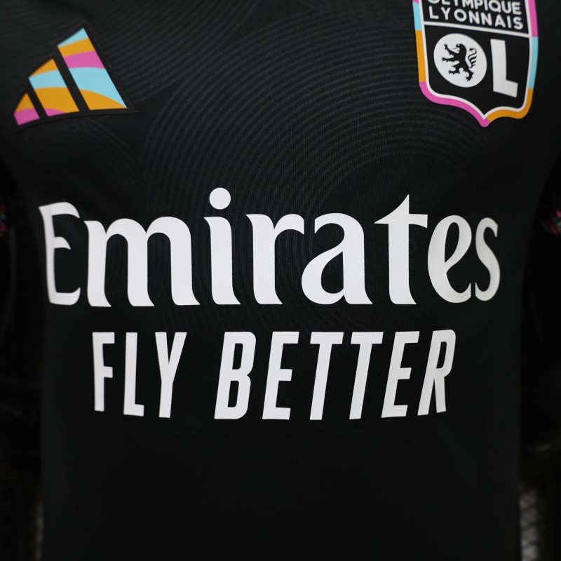 Player Version 26/27 Olympique Lyonnais Away Black Jersey