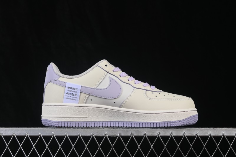 Nike Air Force 1 '07 Low Women's Casual Skateboarding Shoes with Hand-Painted Leopard Swoosh - FB1893-312
