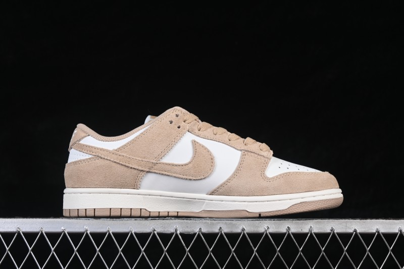 Nike SB Dunk Low Year of the Horse White Wheat Yellow Low-Top Skateboarding Shoes - IO4244-101