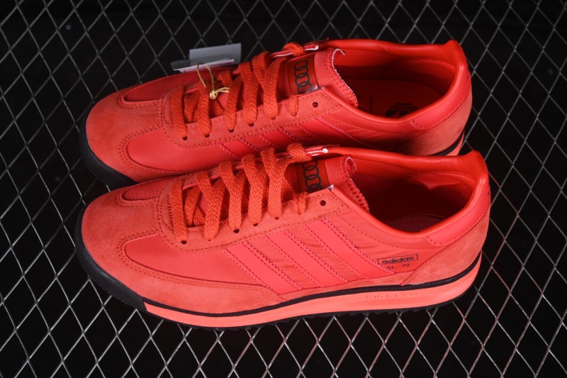 Adidas Originals SL 72 Retro Running Shoes with Classic Suede and Mesh Upper - KJ1205