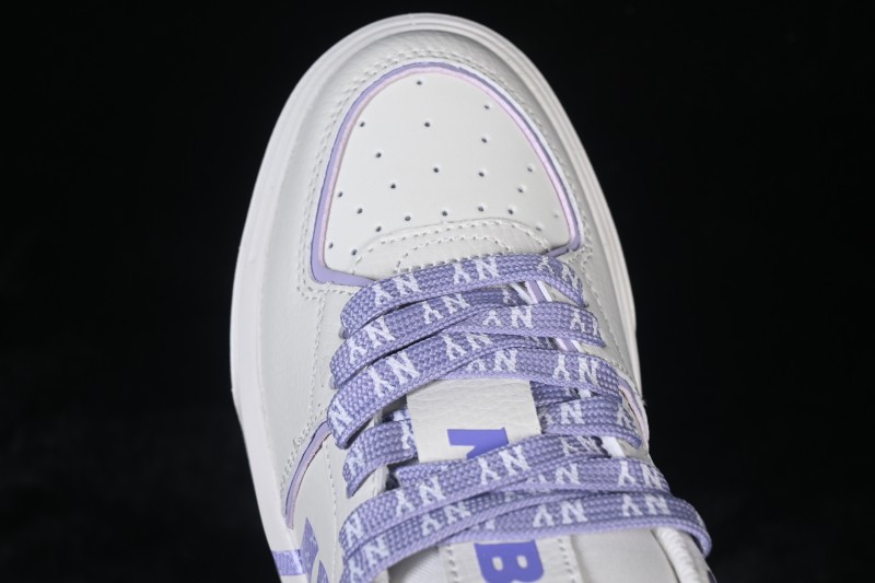 New York MLB Bigball Chunky Liner Denim Monogram New York Yankees Elevated Thick Sole Casual Sneakers - 3ASXM046N50LDS