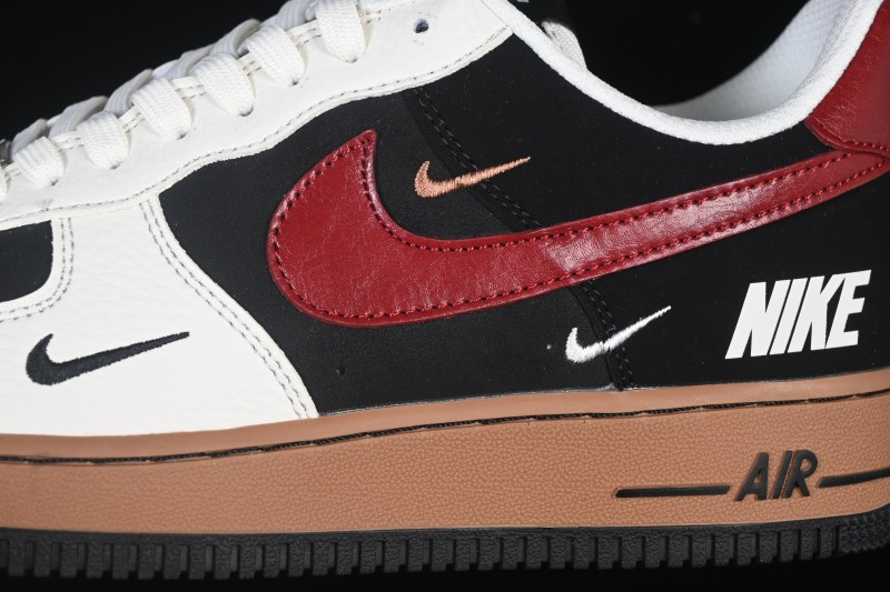Nike Air Force 1 '07 Low Casual Sneakers with Color Blocking Design - IM3378-122