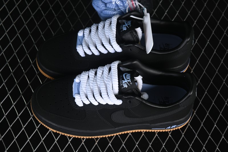 Nike Air Force 1 '07 Low Casual Skateboarding Shoes with Full-Length Air Cushion - IQ9770-001