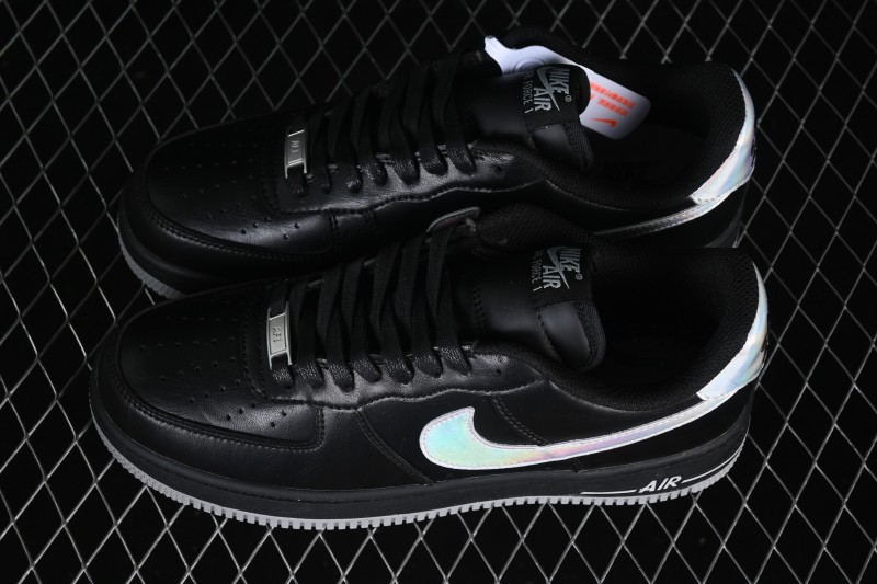 Nike Air Force 1 '07 Low Midnight Phantom Silver Basketball Lifestyle Sneakers - FZ0627-010