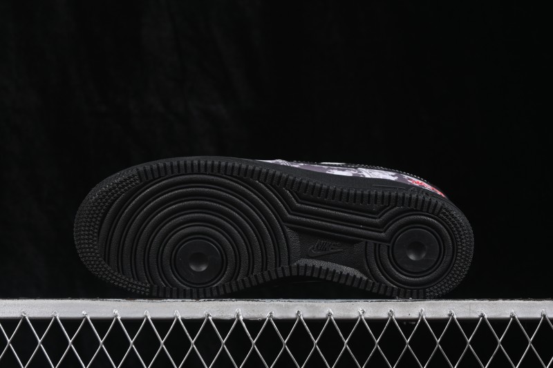 Nike Air Force 1 '07 Low Collaboration Casual Skateboarding Shoes with Full-Length Air Cushion - JL8888-001