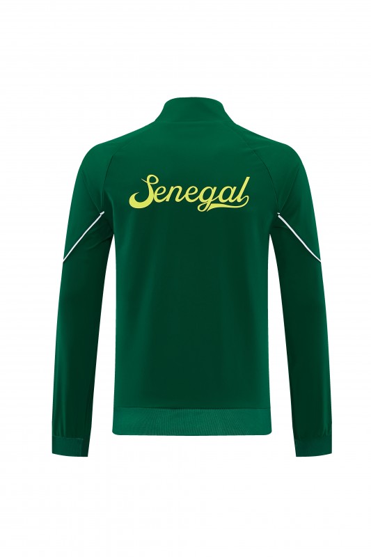 26/27 Senegal  Green Full Zipper Jacket + Long Pants