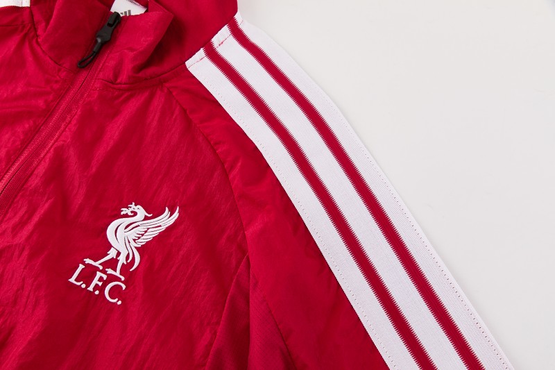 26/27 Liverpool FC Red  Full Zipper Windbreaker Jacket