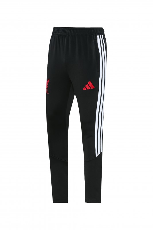 26/27  Liverpool FC  Black Full Zipper Jacket Tracksuit + Long Pants