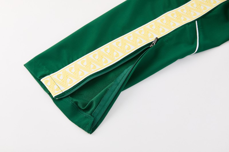 26/27 Senegal  Green Full Zipper Jacket + Long Pants