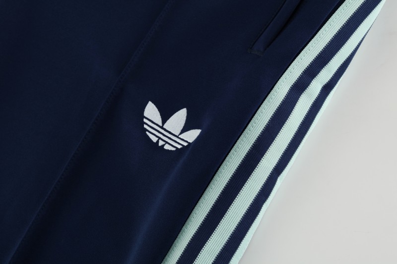 26/27 Germany  Light Green Full Zipper Jacket Tracksuit + Long Pants