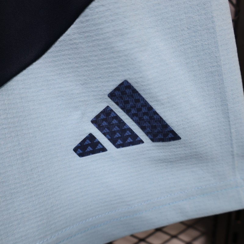 Player Version  2026 Argentina National Team  Training Blue Shorts
