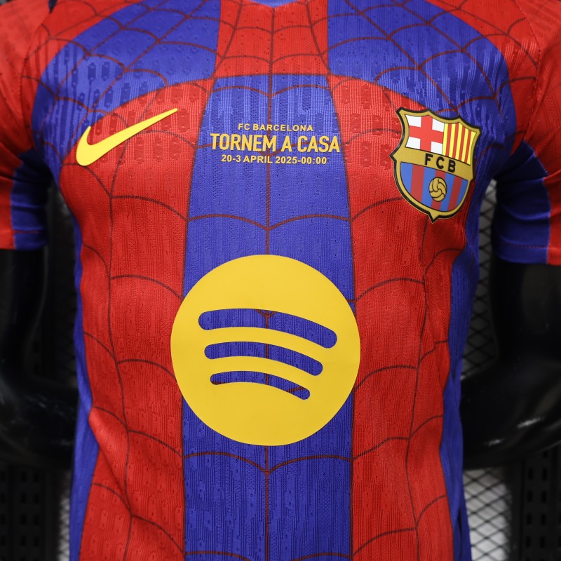 Player Version 26/27 FC Barcelona Spider-Man Special Edition Jersey
