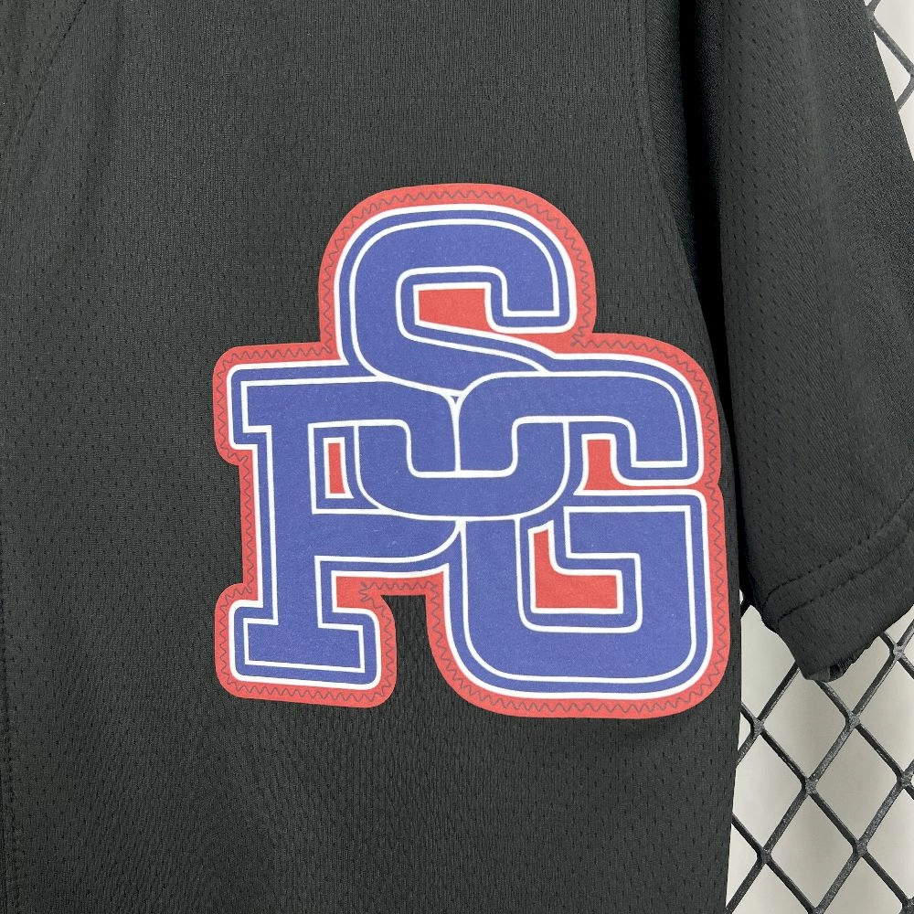 2025/26 PSG MLB Paris Saint-Germain US Pack Black Jersey