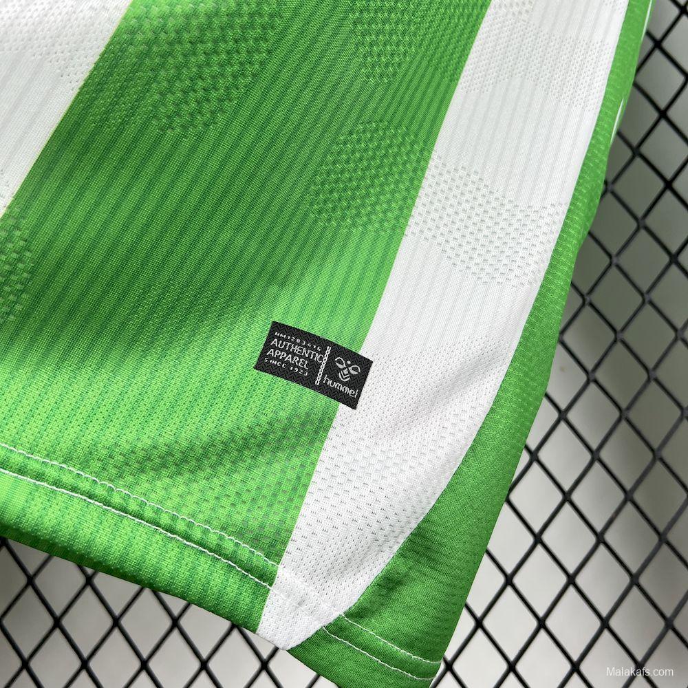 2025/26 Mens Real Betis Home Long Sleeve Jersey