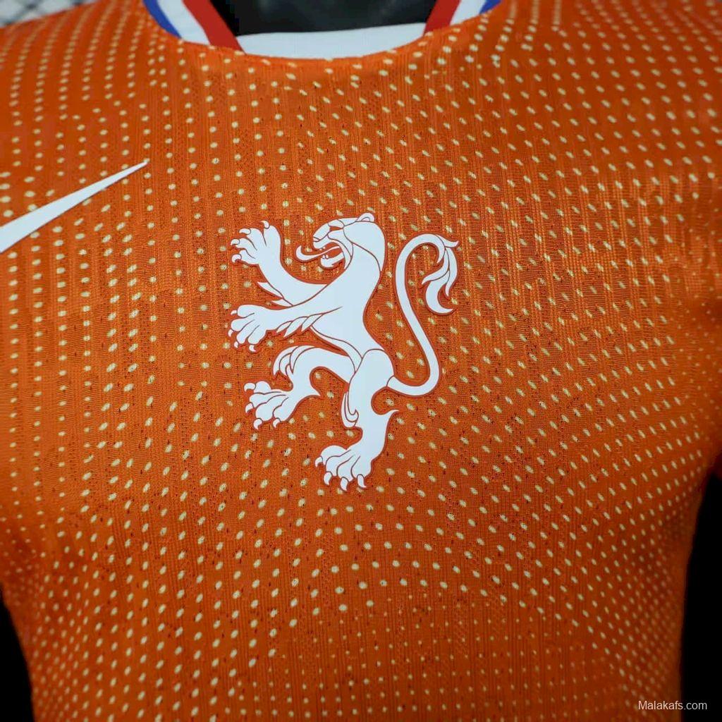 2025 Player Version Mens Netherlands (Women’s Team) Home Jersey