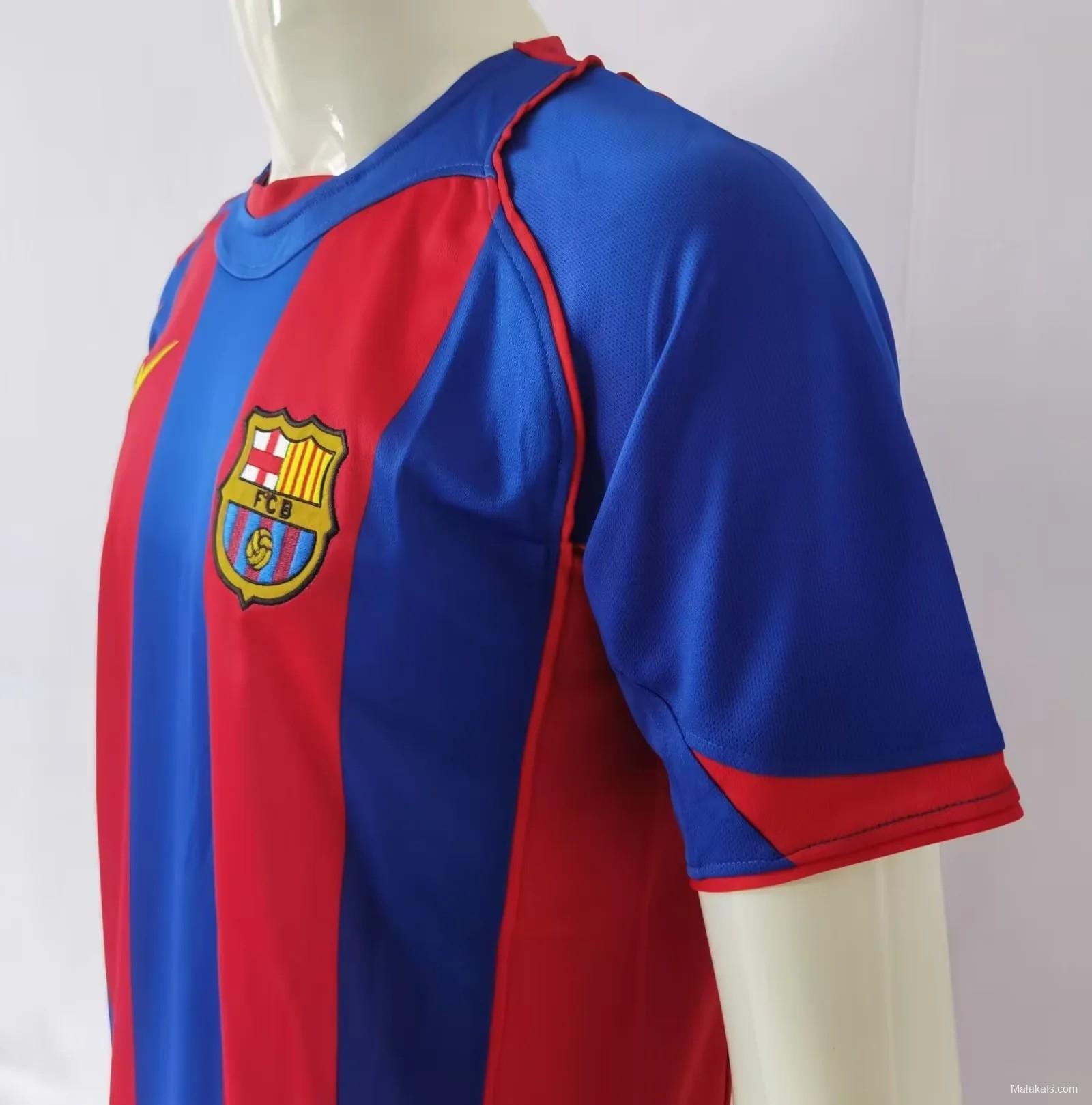 Retro 04/05 Barcelona Home Jersey