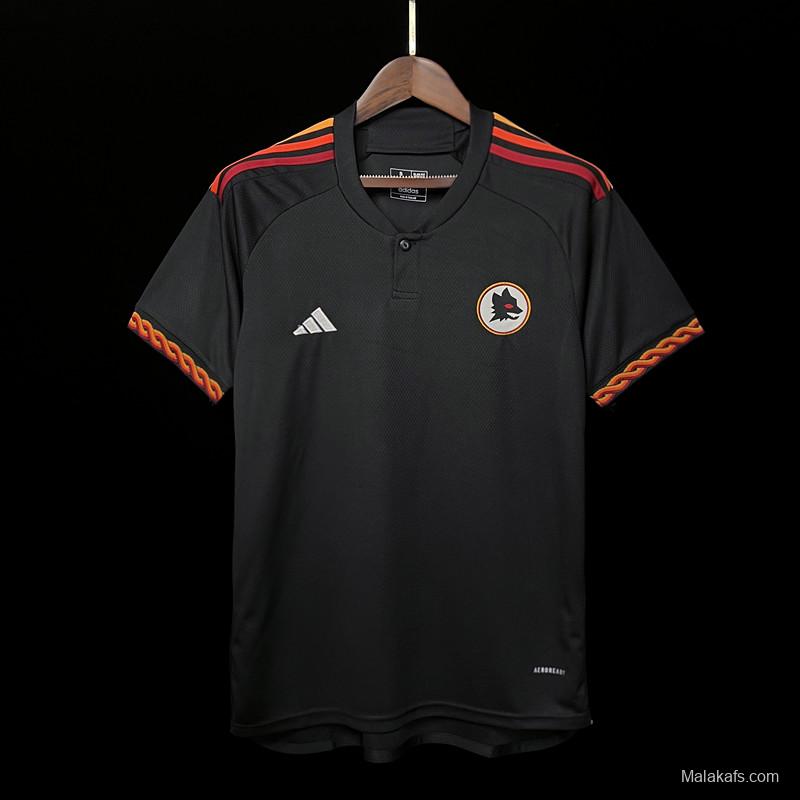 23/24 Roma Third Black Jersey