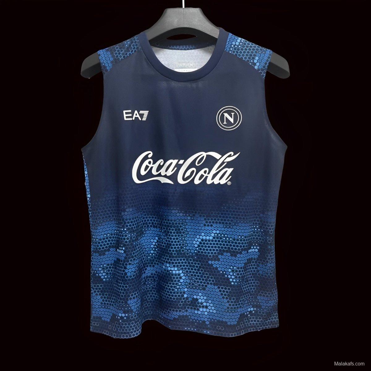 24/25 SSC Napoli Navy Vest Jersey