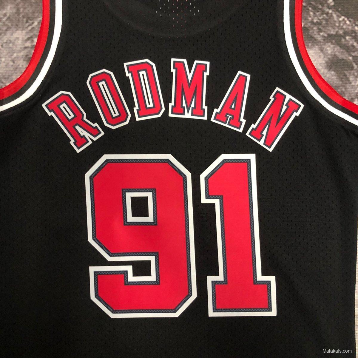 Chicago Bulls Dennis Rodman #91 Mitchell & Ness 1997/98 Hardwood Classics Jersey