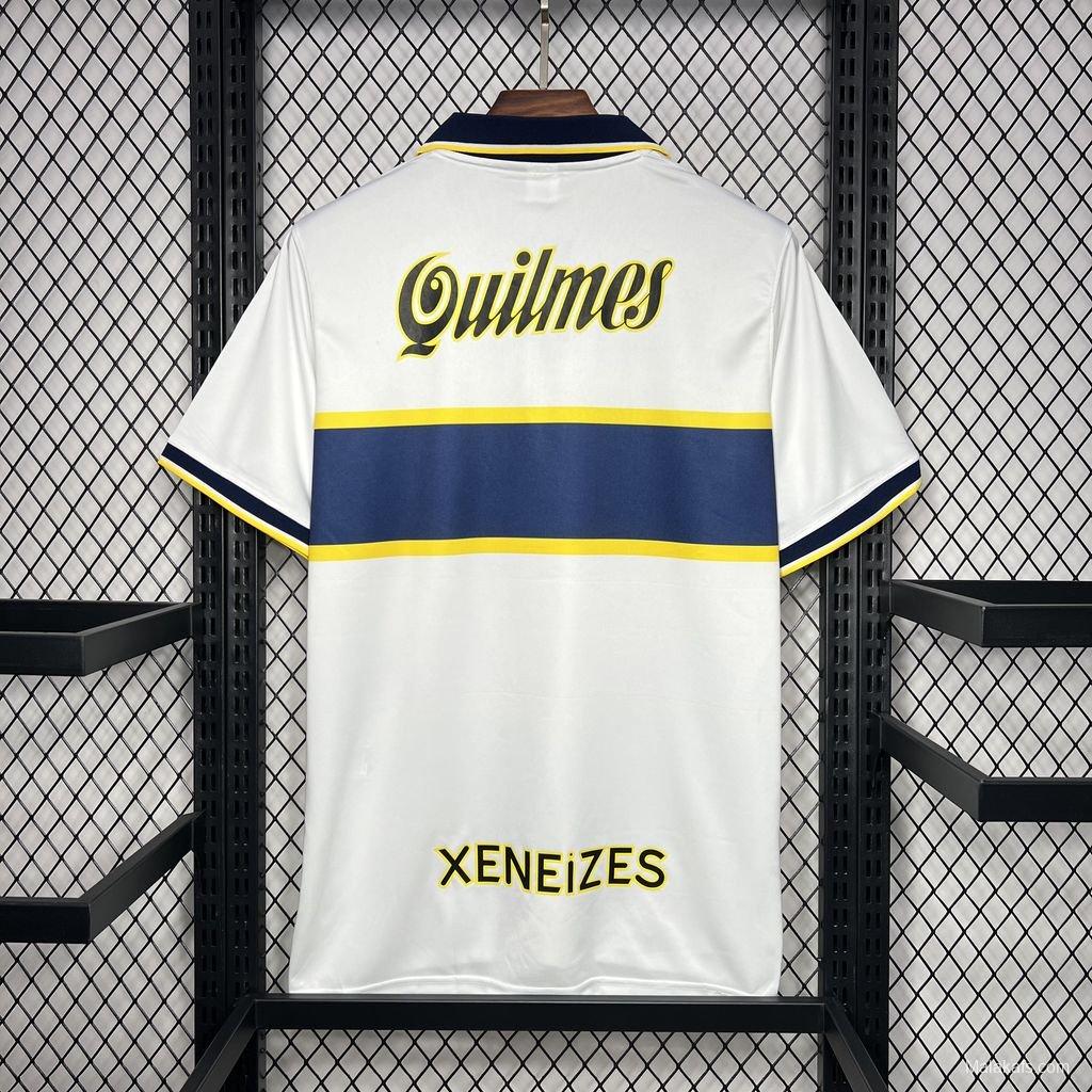 Retro 96/97 Boca Juniors Away White Jersey