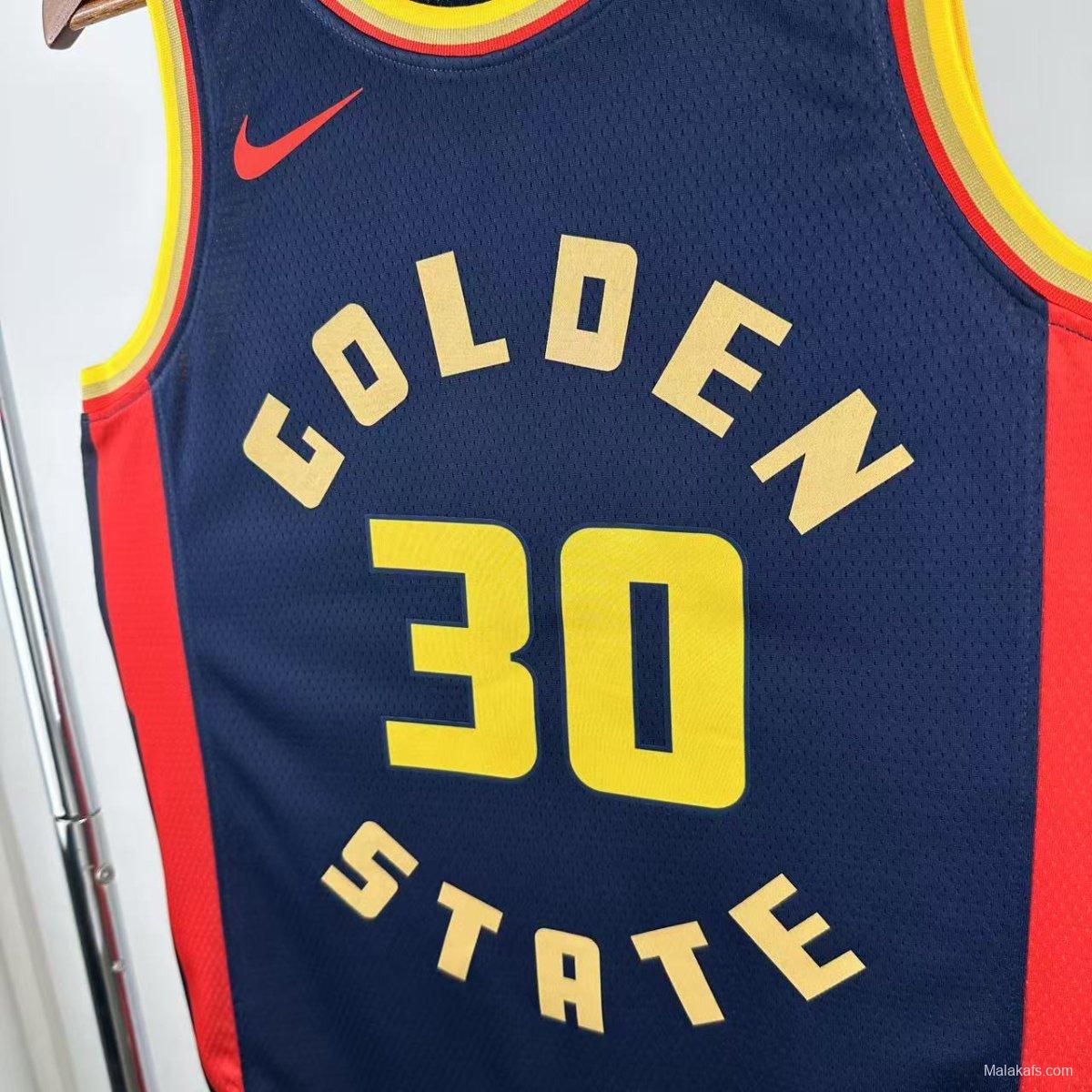 Golden State Warriors #30 Curry 2024/25 City Edition Jersey