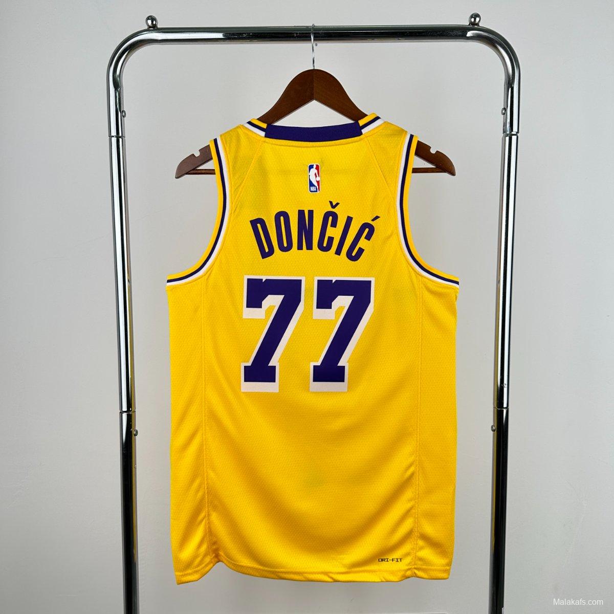 Los Angeles Lakers #77 Doncic 2024/25 Icon Edition