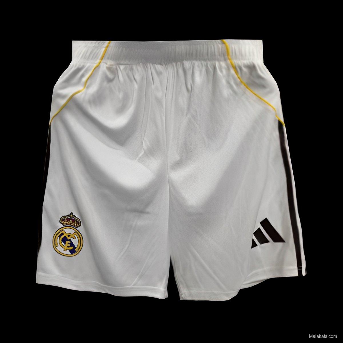 25/26 Real Madrid Home Shorts