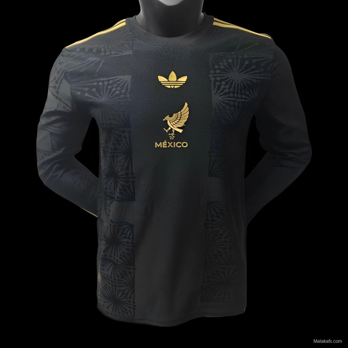 Player Version 2025 Mexico Gold Cup Long Sleeve Special Jersey