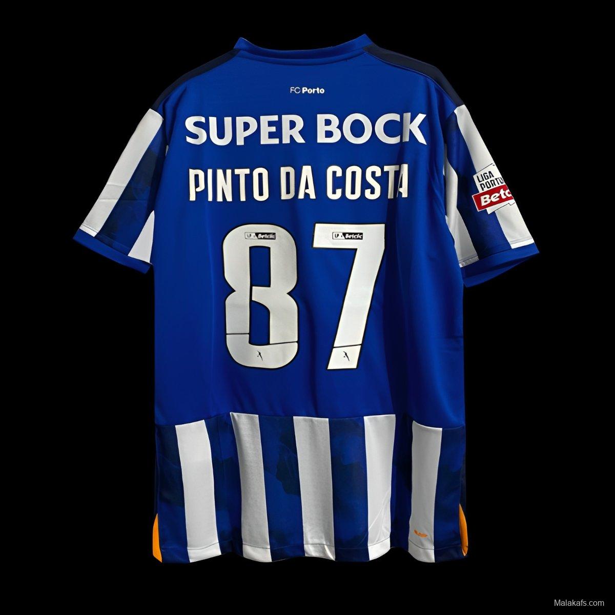 24/25 Porto Home Jorge Nuno Pinto da Costa Special Jersey