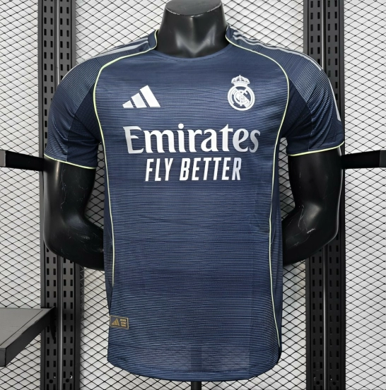 Player Version 25/26 Real Madrid Away Jersey