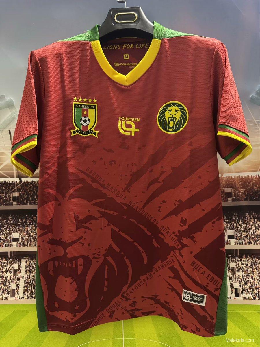 2025 Cameroon Away Wine Jersey