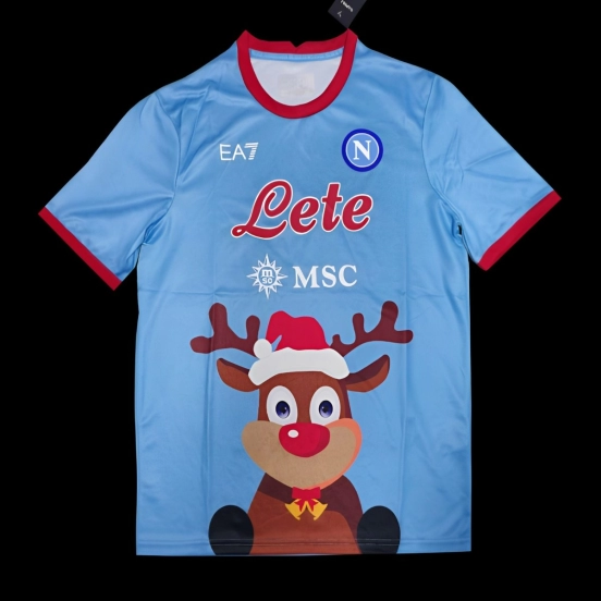 25/26 Napoli Christmas Special Version Blue Jersey