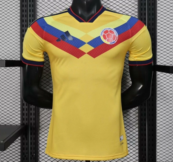 Player Version 2026 Colombia Yellow Pre-Match Jersey