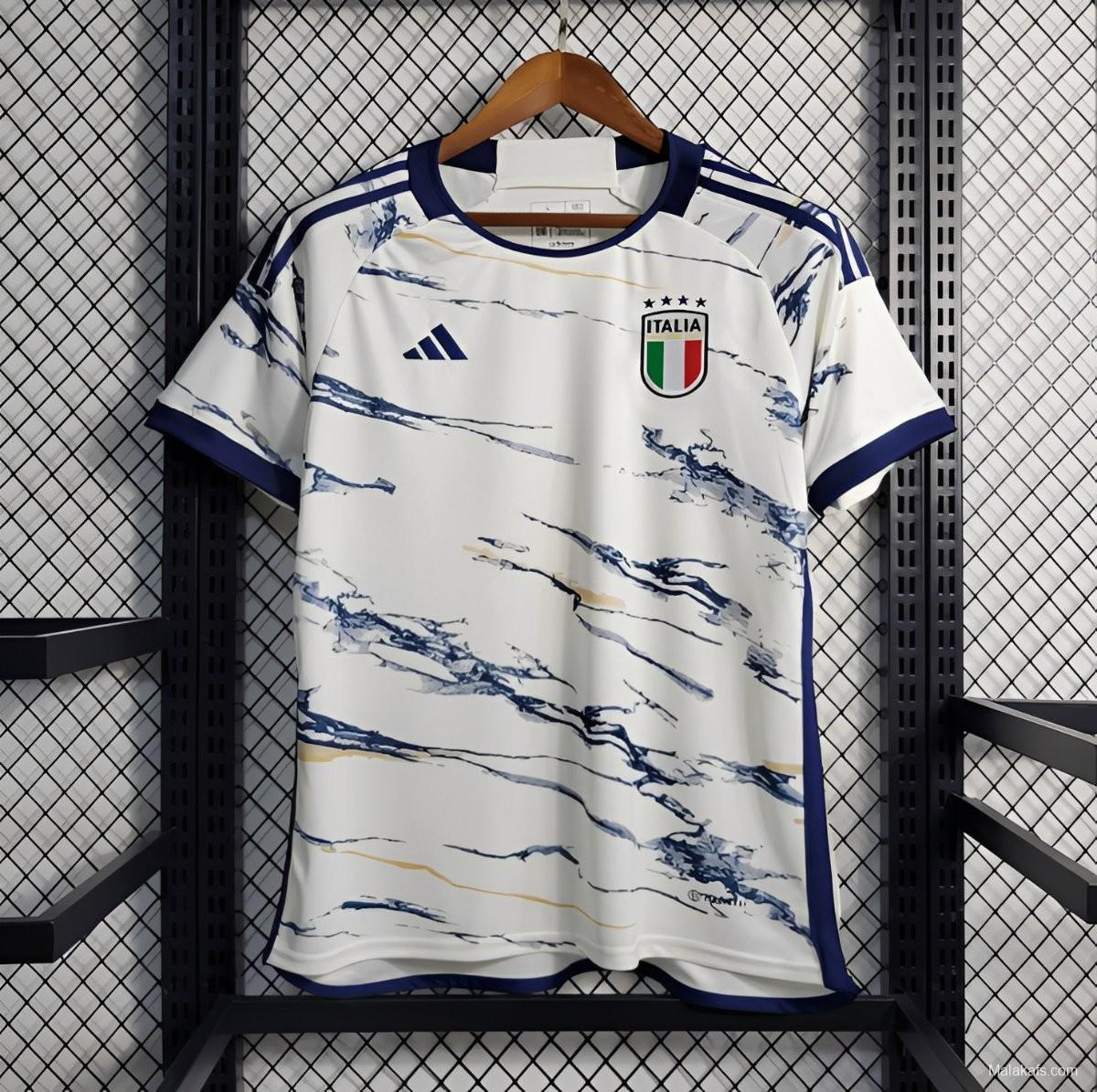 Retro 2023 Italy Away White Jersey
