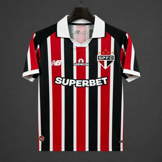 26/27 Sao Paulo Away Jersey With Full Sponsors