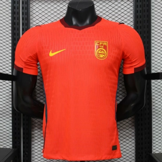 Player Version 2026 China Red  Home Jersey