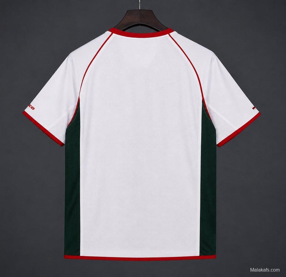 Retro 2002 Mexico World Cup Away White Jersey