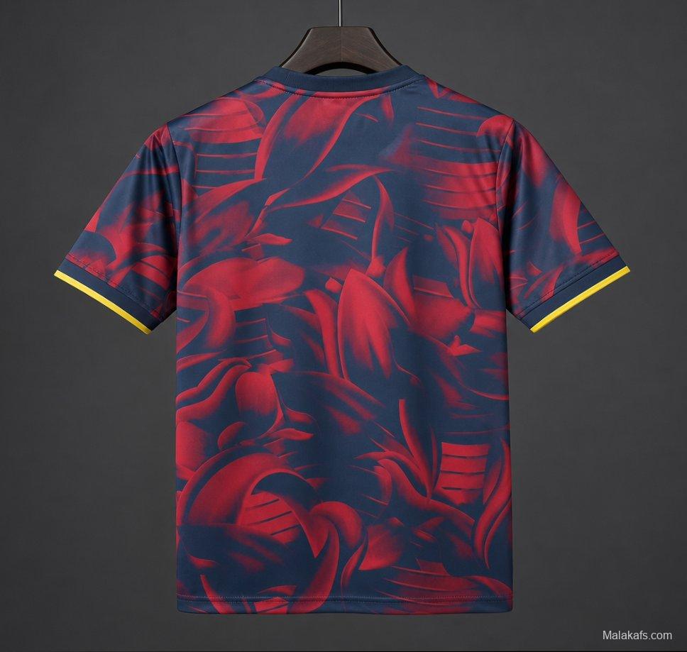 26/27 Barcelona Special Abstract Red & Blue "Barça" Script Jersey