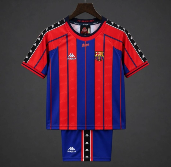 Retro Kids 97/98 Barcelona Home Jersey