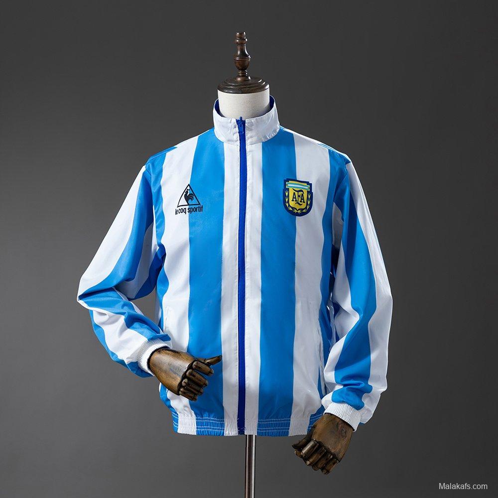 1986 Argentina Blue/White Windbreaker