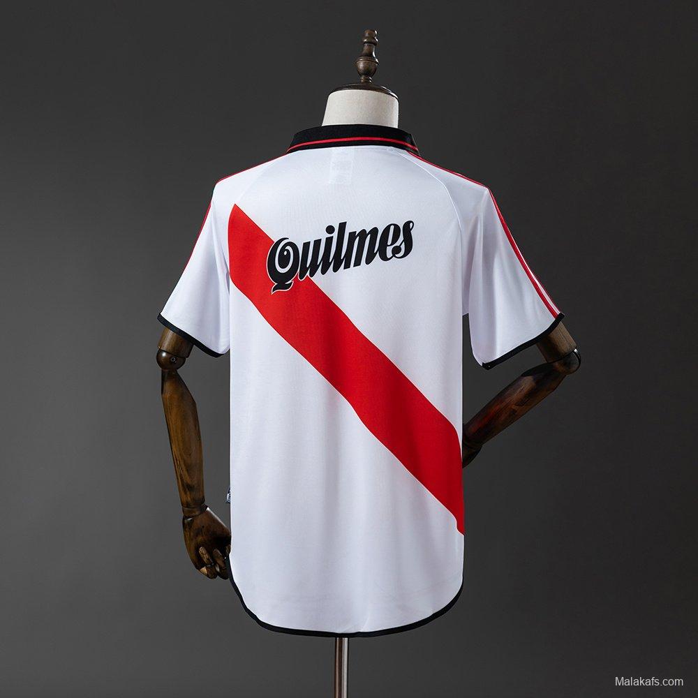 Retro 00/01 River Plate Home Jersey