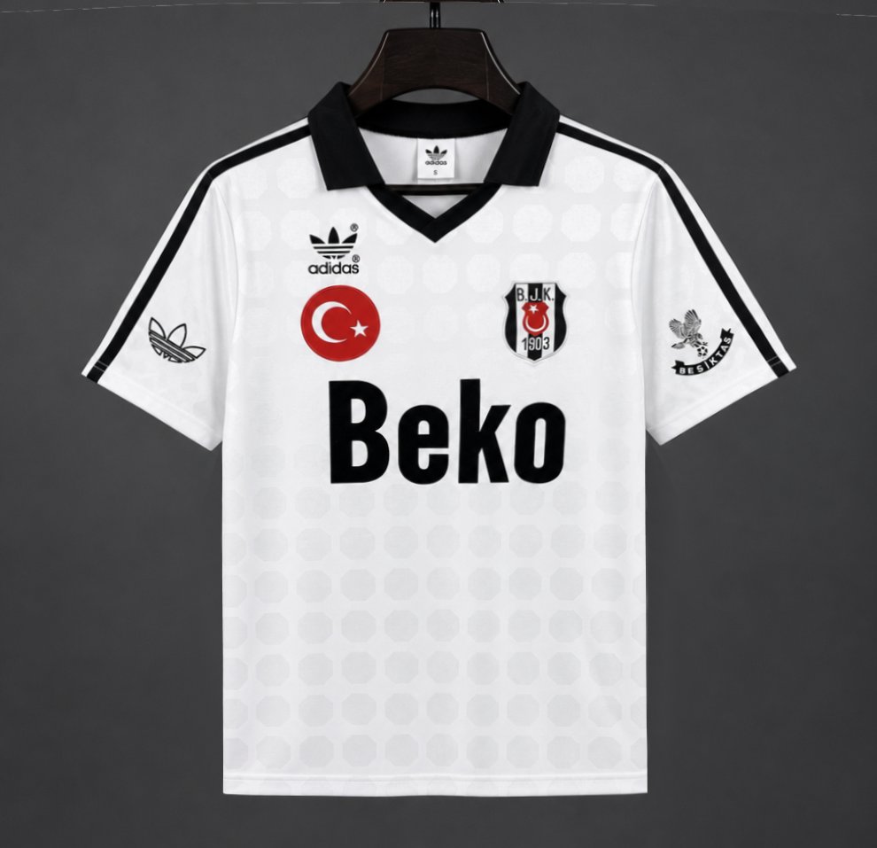 Retro 90/91 Besiktas Home Jersey