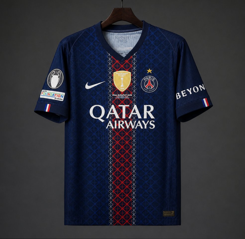 25/26 PSG Home Champions Final Match Jersey